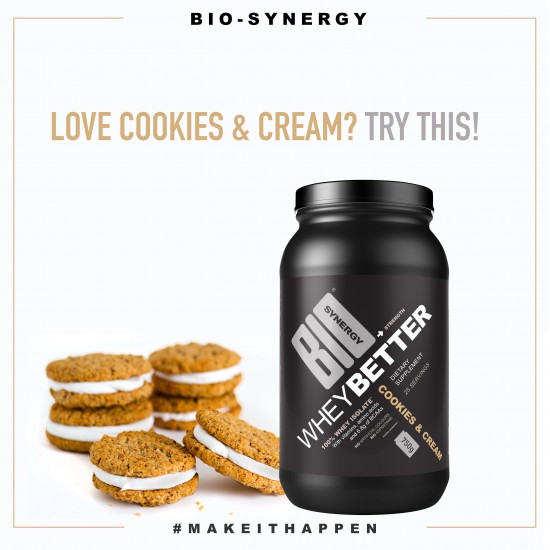 Whey Better cookies & Cream (2250g) 75 servings