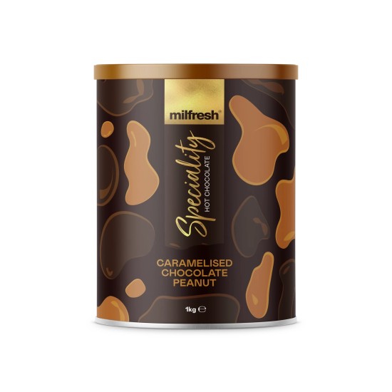 Milfresh Speciality Hot Chocolate Caramelised Chocolate Peanut (1kg)