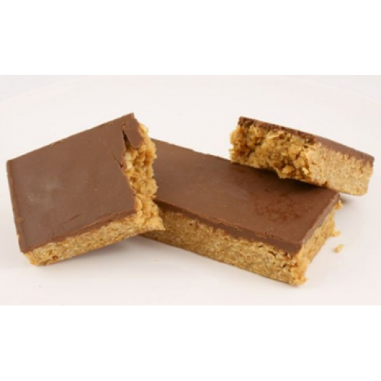 Chocolate caramel flapjack (30s) Chocolate caramel flapjack (30s)